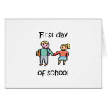 Eerste Dag van School Kaart