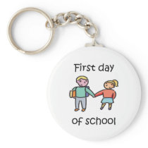Eerste Dag van School sleutelhangers