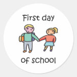 Eerste Dag van School Sticker