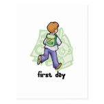 Eerste Dag van School Wens Kaarten
