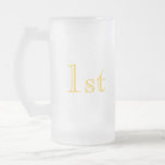 eerste. Geel. Het van letters voorzien van Nice. D Koffie Beker