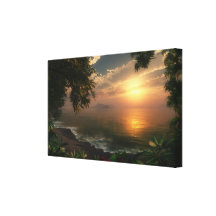 "Eerste Licht" Verpakt Canvas Gallerij Wrapped Canvas
