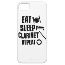 Eet de Klarinet van de Slaap iPhone 5 Hoesjes