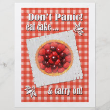 Eet de Paniek de geen Vlieger van de Cake Folders