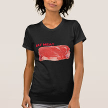 Eet het overhemd van het Lapje vlees van Ribeye va T Shirts