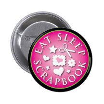 Eet het Plakboek van de Slaap Speldbuttons