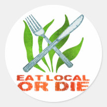 Eet Lokaal of Matrijs Stickers