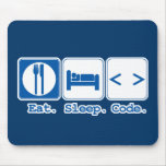 eet slaapcode (HTML) muismatten