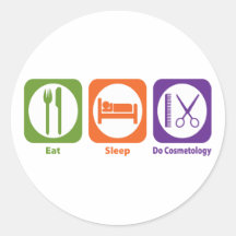 Eet Sleep Do Cosmetology Stickers