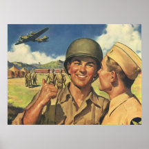Effectifs militaires vintages ; Patriotique Poster