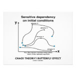 Effet de Lorenz de la théorie de chaos Faire-part Personnalisé