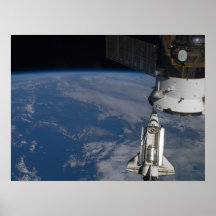Effort de navette spatiale et ISS Posters
