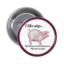 Égalité de porc pin's avec agrafe
