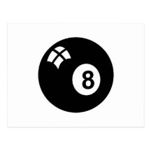 Eightball Carte Postale
