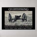 Einde die de oplossingen overthinking aan probleme print