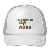 Électricien PAS au travail Casquettes De Camionneur