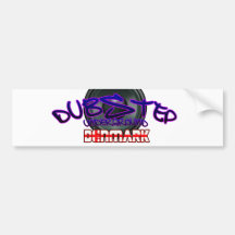 Electro van reggae van DnB van de Kopie van Denema Bumpersticker