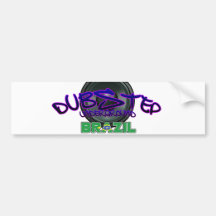 Electro van reggae van het Vuil van de Kopie DUBST Bumpersticker