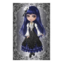 Elegant Gothic Aristocrat Papier À Lettre Personnalisé