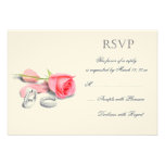 Elegant Huwelijk RSVP Gepersonaliseerde Uitnodiging