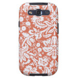 Elegant Oranje Damast Galaxy SIII Case