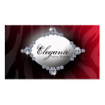 elegant rood visitekaart sjablonen