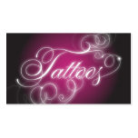 Elegante het Visitekaartje van het tattoo bloeit G