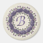 Elegante Pruim B Koelkast Magneetje