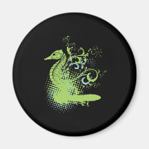 elegante seahorse koelkast magneetje