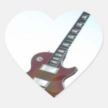 Elektrische Gitaar Hartvormige Sticker