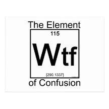 Élément WTF Carte Postale