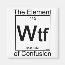 Element WTF Koelkast Magneetje
