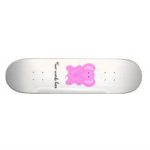 Éléphant de roses pâles planche à roulette