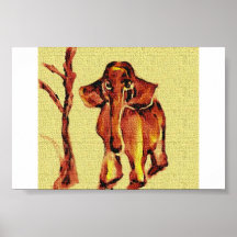 Éléphant Poster