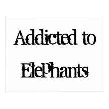 Éléphants Cartes Postales