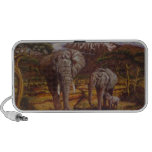 Éléphants et haut-parleurs de griffonnage de Kilim