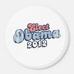 ÉLISEZ PRÉSIDENT OBAMA Vintage.png Magnets Pour Réfrigérateur