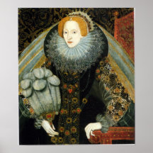 Elizabeth I van Engeland Poster
