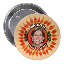 Elizabeth Warren voor President 2016 Button