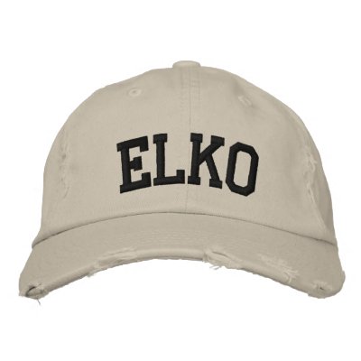 Elko a brodé le chapeau casquette brodée
