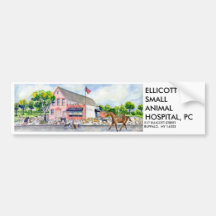 ellic. herziene huisdieren, ELLICOTTSMALLANIMALHOS Bumperstickers