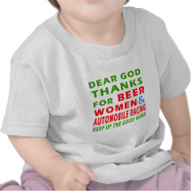 Emballage de femmes et d'automobile de bière t-shirt
