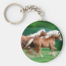 Emballage des chevaux Keychain de palomino Porte-clés