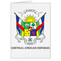 Emblème africain cartes de vœux