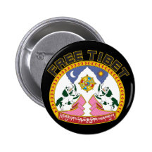 Emblème libre du Thibet Pin's