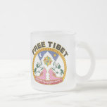 Emblème libre du Thibet Tasse À Café