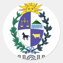 Emblème uruguayen adhésifs