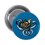 Emblème vintage d'oiseau badge