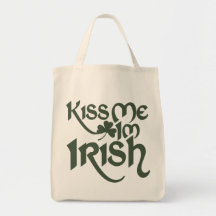 Embrassez-moi l'Irlandais Im Sac De Toile