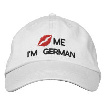 Embrassez-moi que je suis casquette brodé par Alle Chapeaux Brodés